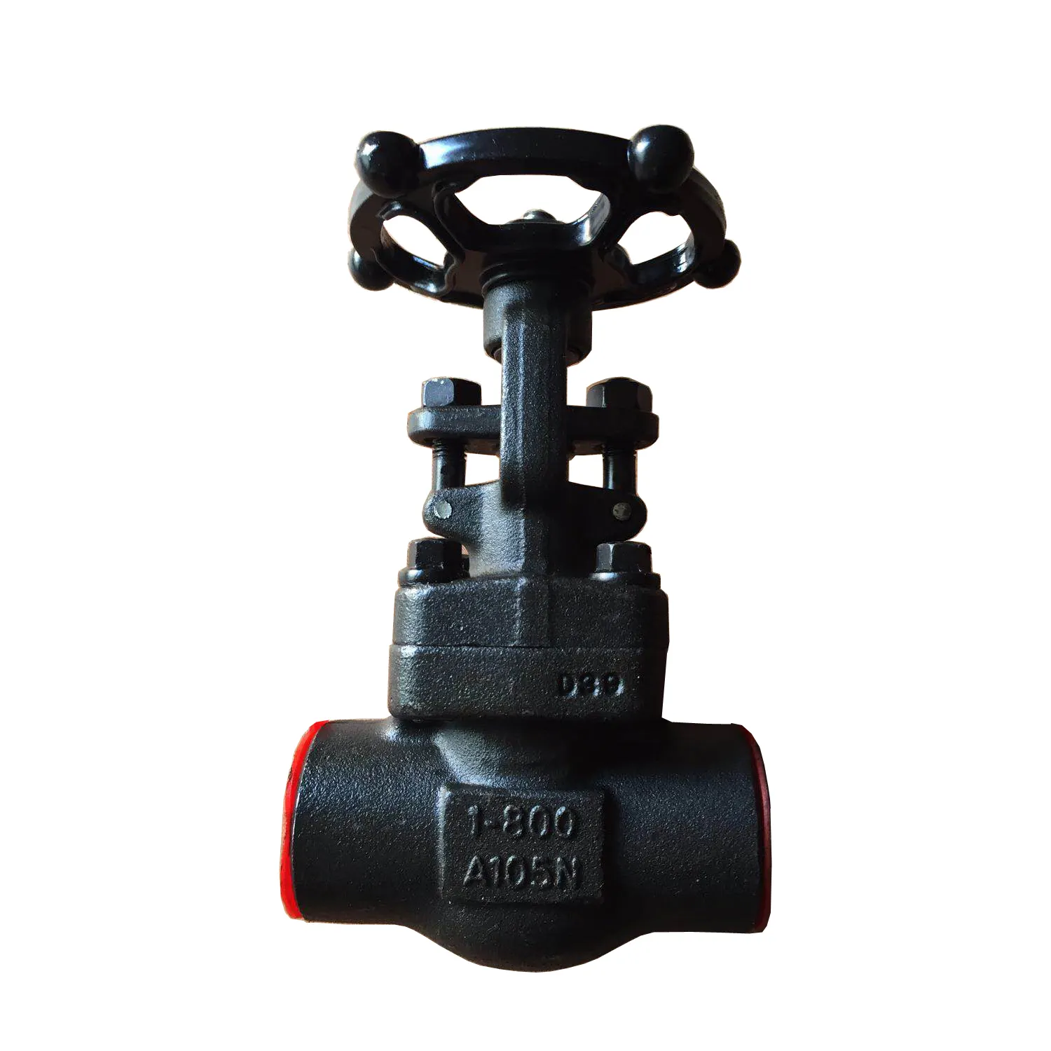 Gate valve ASTM A105 A105N SW Forge Steel Rising Stem Bolted Bonnet 800LB manual