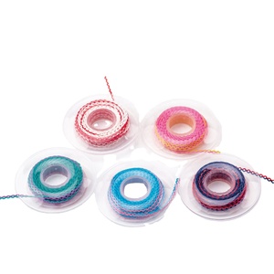 Mode bicolore auto-ligaturant support dentaire fils orthodontiques orthodontie chaîne d'alimentation accolades faux multi-usages hygiène buccale - Product Image 1