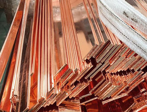 구리 플랫 바 18mm 99.99% 순수 원형 사각 구리 버스 황동 막대 바 - Product Image 5