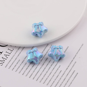 Acrylic Star <b>Beads</b> UV Plated For Jewelry Making DIY Accessories 35404 - Product Image 3