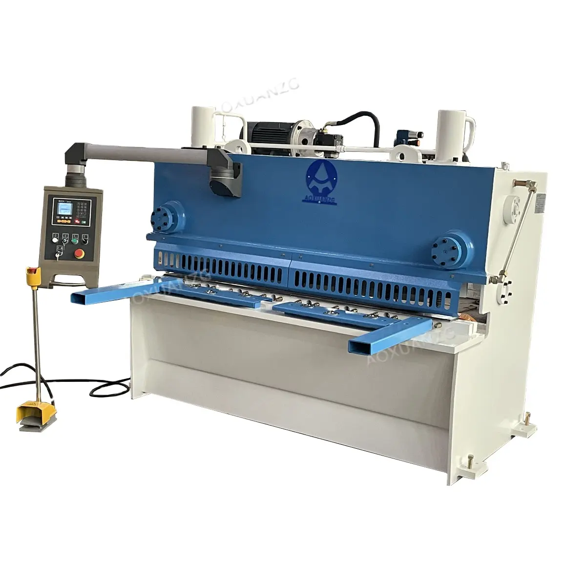 Hot Sale Metal Steel Cutting Machine Hydraulic Guillotine Swing Beam Shearing with E21S System