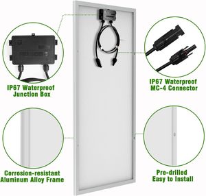 Panel Surya personalizado, panel solar monocristalino tipo N, 100W, 150W, 200W, rango de 12V, 24V, solución económica para <span class=keywords><strong>furgoneta</strong></span> y coche - Product Image 3