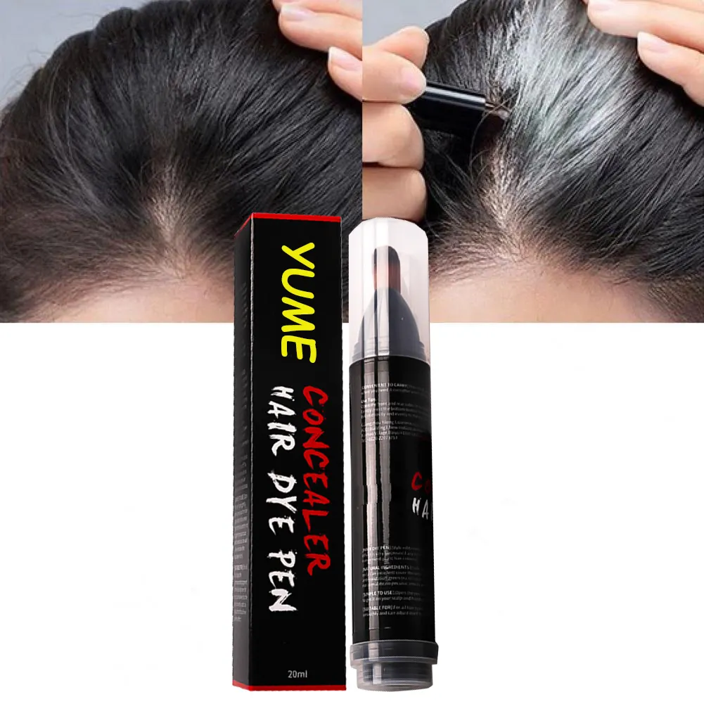 Nhãn Hiệu Riêng Bút Nhuộm Tóc Màu Bán Vĩnh Viễn Tùy Chỉnh Gel Cho Kem Che Khuyết Điểm Gốc Touch Up Bút Nhuộm Tóc Màu Xám