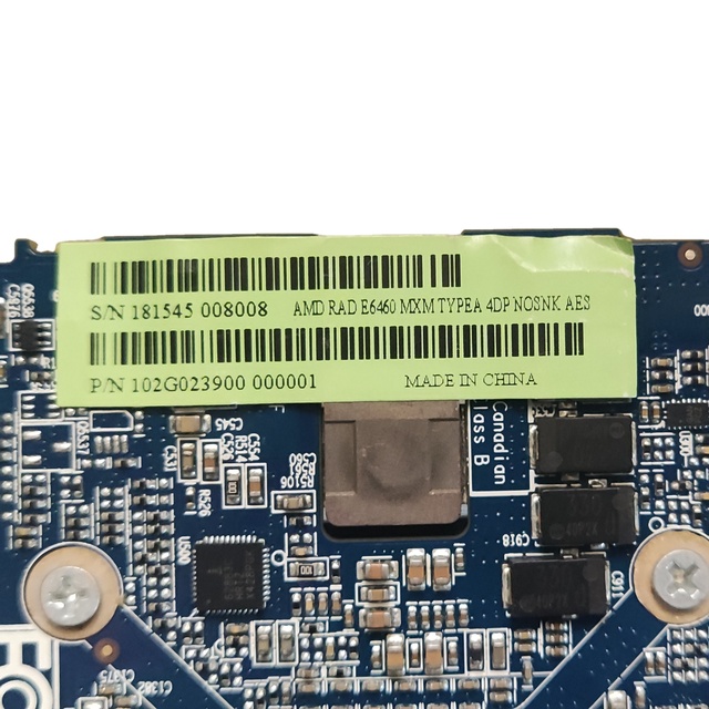 AMD RAD E6460 MXM for Video Card Black Us Plug