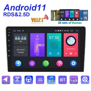 9 "inch 4 + 32 Android 11 xe Auto Stereo DIN đôi màn hình cảm ứng 2 DIN tùy chỉnh phổ đài phát thanh hiển thị xe Bảng điều khiển - Product Image 2