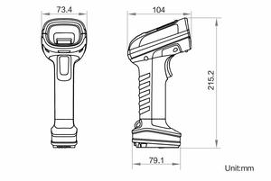 Appareil portable sans fil MV-IDH7010B-07-NR industriel robuste - Product Image 2