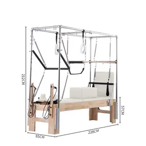 Set di riformatori Pilates 2-in-1 e 3-in-1 Core per il letto a metà soppalco dello Studio Yoga