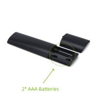 Dernier modèle de télécommande Air Mouse BLE 16 touches, couleur noir-vert, remplacement IR RF spécifique pour Android TV Box et projecteurs