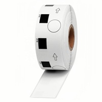 Label Kompatibel Brother DK 11218/1218 Label Printer Termal Perekat 24MM Bulat 1000 Label Label Brother Label Termal Langsung