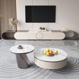 Meuble TV moderne de luxe simple en bois massif, support mural rétractable, petit meuble <span class=keywords><strong>suspendu</strong></span> pour célébrités d'Internet, meubles de maison - Product Image 2