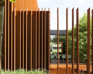 Metalen Hekken Panelen Corten Staal Tuin Hek T Berichten Koop Verstelbare - Product Image 2