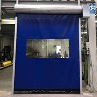 Porte rapide à fermeture éclair automatique, rideau en PVC souple, volet roulant à grande vitesse, auto-réparable, moderne, bien étanche