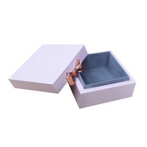 Elegant Jewelry Box Rectangle <b>Pink</b> With Rose Gold Bow For Women's Jewelry Packaging - Product Image 4
