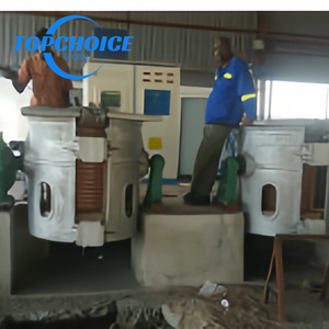 Reciclaje de chatarra Horno de forja por inducción electromagnética Horno eléctrico de 900 grados para planta de fundición - Product Image 2