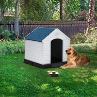 Pawise Plusieurs Taille Grande Taille Xl Enclos Extérieur Chien Maison À L'extérieur Résistant Aux Intempéries Chien Chenil Pour Chiens Chats Petits Animaux