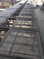 Grille en acier galvanisé à chaud, durable, anti-corrosion, pour plateforme de sol, passerelle, marches de charge, couvercle de caniveau de drainage