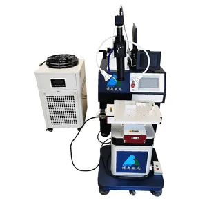 Yag Laser 4 As Metalen Stalen Mal Laser Puntlasmachine 200W 300W 400W Hoogfrequente Qcw Fiber Mal Reparatie Lazer Lassers