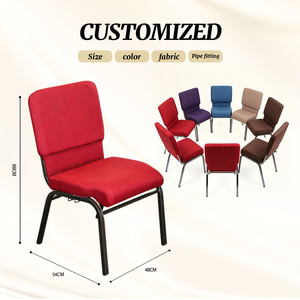 Wholesale Cheap Stackable Metal Interlocking <strong>Padded</strong> Auditorium Conference Event Church <strong>Chair</strong> - Product Image 2