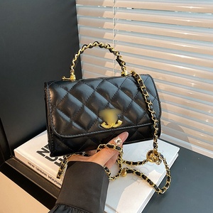 Mini Bolso de Mano Estilo 2026 para Mujer, de Gamuza, con Cadena Cruzada, Cierre de Diamantes, Tipo Clutch - Product Image 3