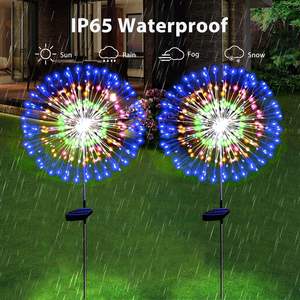 Wholesale 200LED Waterproof Exploding Solar Star Lamp Christmas Fairy <b>Lights</b> Copper <b>Wire</b> Dandelion String for Garden - Product Image 5