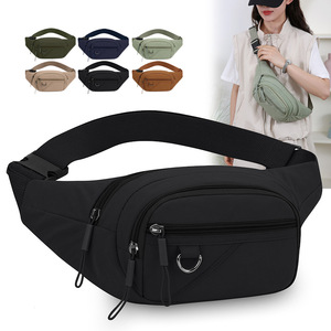 Multifunctional Waist Bag Nylon Large Capacity Waterproof For Men Women Travel Sports Work Outdoor Use - Product Image 4