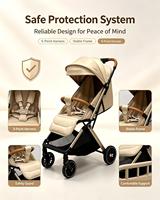 Poussette bébé légère en métal pliable d'une seule main, poussette de voyage portable pour nouveau-né, tout-petit, utilisation quotidienne en extérieur