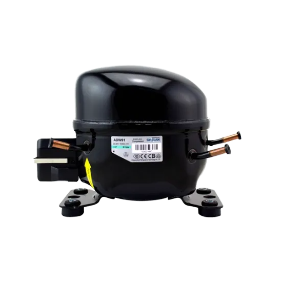 High Quality Solar DC Fridge Freezer Compressor R600a Refrigerant 50Hz 220-240v Parts Electric Car Inverter Compressor Copper