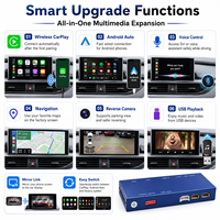 Décodeur CarPlay Android Auto sans fil pour BMW NBT I3 I8 2013-2017, mise à niveau de l'écran OEM, intégré 2DIN, garantie de 2 ans, Plug and Play