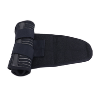 Glamoroux - Faja de Soporte Lumbar de Alta Resistencia con 24 Imanes para Fisicoculturistas, Soporte para la Espalda, 100% Poliéster OEKO-TEX