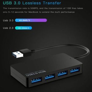 4 Port <b>USB</b> 3.0 Hub <b>USB</b> Hub High Speed <b>Type</b> <b>C</b> Splitter <b>USB</b> 3.0 2.0 Ports <b>Adapters</b> for PC Computer Accessories Multiport HUB - Product Image 3