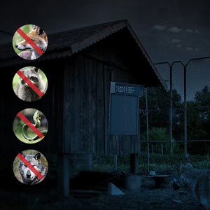 Porte automatique pour poulets à énergie solaire moderne, recharge USB, écologique, 4 modes, minuterie, capteur de lumière, construction en alliage d'aluminium - Product Image 2