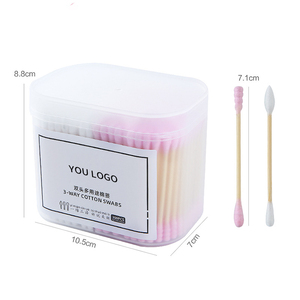 Bastoncini di Cotone in Legno a Doppia Punta per Trucco Femminile, Pulizia di Naso e Orecchie, Bastoncini con Testa a Vite in Legno, Strumento Multiuso per la Cura della Salute - Product Image 6