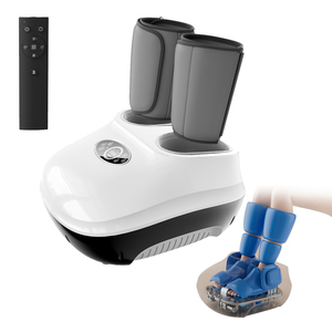 Amasado eléctrico acupresión circulación sanguínea inalámbrico profesional pie pierna masaje compresión máquina calentada para diabéticos - Product Image 1
