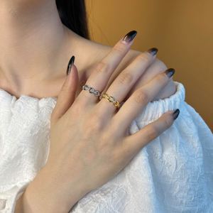 Dylam Trendy 925 Sterling Silver 18k Gold Plated Curb Chain <b>Finger</b> <b>Ring</b> Link Chain Opening <b>Rings</b> for Women - Product Image 3
