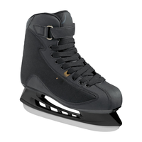 BLADE WARRIOR Patins à glace professionnels pour le hockey sur glace avec lame en acier inoxydable, confortables et imperméables pour adultes