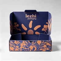 Boîte d'expédition en papier écologique fabriquée en Chine, emballage personnalisé, boîte pliante en carton ondulé E Flute recyclable avec logo