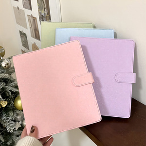 Album fotografico a fogli mobili in PU con abbinamento colori Gypsophila, per la collezione di carte idol e Gu, con spazio allargato per carte e <span class=keywords><strong>foto</strong></span> - Product Image 4