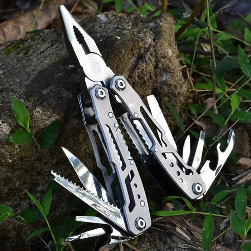 Multifunction Stainless Steel Multi-tool Pocket Knife Pliers Folding Pliers Mini Portable Folding Pliers