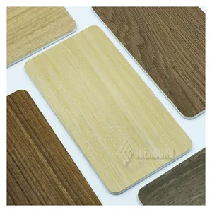 Panel de revestimiento de pared compuesto de aluminio Alucobond de núcleo de grado A ignífugo de 4mm para decoración de paredes interiores y exteriores