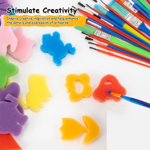 Cute Animal-Shaped Soft High Foam Bath Sponge Colorful High Density Scrubber for Household Cleaning Kitchen & Bath - Product Image 2