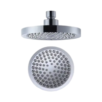 Pommeau de douche à effet pluie haute pression de 8 pouces entièrement chromé pour salle de bain
