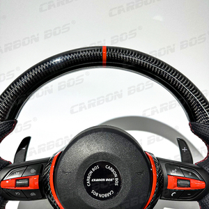 Volante Deportivo de Fibra de Carbono para <span class=keywords><strong>BMW</strong></span> F80 F10 F20 F30 F31 F32 M3 F07 M4 F82 X5 E92 E90, Actualización de Modelo Antiguo a Nuevo - Product Image 5