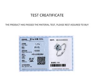 JZ1332 kustom grosir 925 perak murni cincin pernikahan pertunangan kubik zirkonia pir berbentuk janji keabadian untuk klasik CNAS - Product Image 5