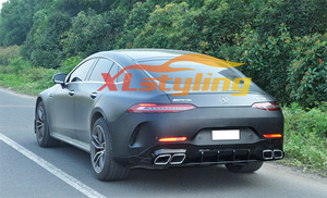 XLstyling Car Conversion Facelift GT63S Kit de carrosserie de pare-chocs avant arrière pour Mercedes-Benz <span class=keywords><strong>GT</strong></span> W290 18-21 Upgrade BodyKit - Product Image 5