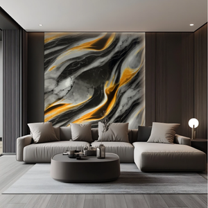 Papel Tapiz Autoadhesivo Impermeable de PVC con Diseño Damasco Moderno, Película Laminada con Efecto Metálico de 2.5mm de Grosor para Dormitorios, Salas de Estar y Hoteles - Product Image 2