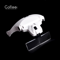Gollee — loupe à lentille de lampe Led X30, fabrication d'extension de cils en vrac, verre vente rapide