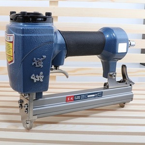 FF-1022J Pneumatic Nail Gun U-Shaped Door Nail Gun Double Nail Gun 1/4 Inch Air Inlet Aluminum Alloy Corded - Product Image 1
