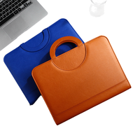 Porte-documents A4 professionnel en cuir de qualité supérieure avec logo personnalisé, organiseur à anneaux, calculatrice et carnet de notes