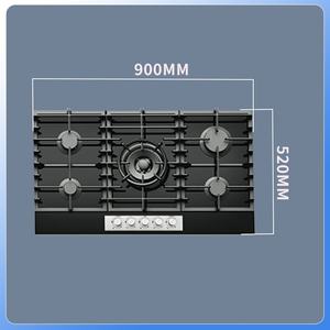 Fabricant Gril en fonte de bonne qualité à bas prix allumage électrique automatique cuisinière à gaz en verre intégrée avec dispositif de sécurité - Product Image 6