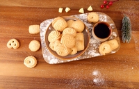 Galletas de Mantequilla Frescas Estilo Parle, Biscuits Roma, Snack con Sabores a Crema de Queso y Algas Nori en Caja